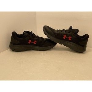 Under Armour Boys Surge 2 3022870-005 Black Running Shoes Sneakers Size 4Y